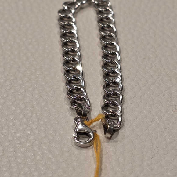 🎀18K Real White Gold Chain Bracelet🎀 - Picture 2 of 6